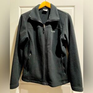 Black Columbia Full Zip Jacket Sweater